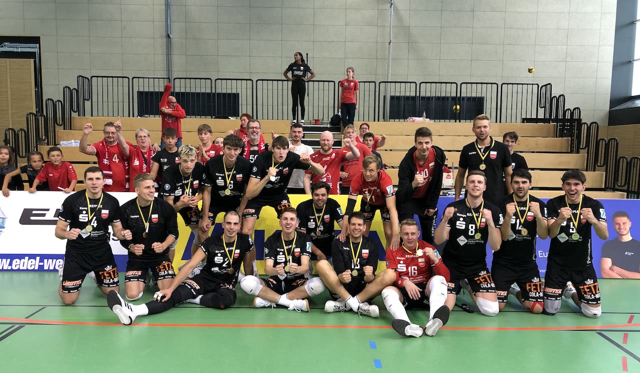 Traum von DVV Pokal Achtelfinale lebt - Foto: TV Rottenburg Volleyball