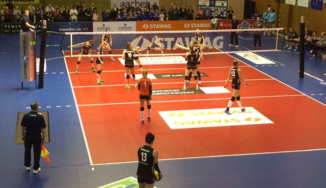 VC Wiesbaden bleibt auch in Aachen ohne Punktgewinn Foto: VCW VC Wiesbaden bleibt auch in Aachen ohne Punktgewinn - Foto: VCW