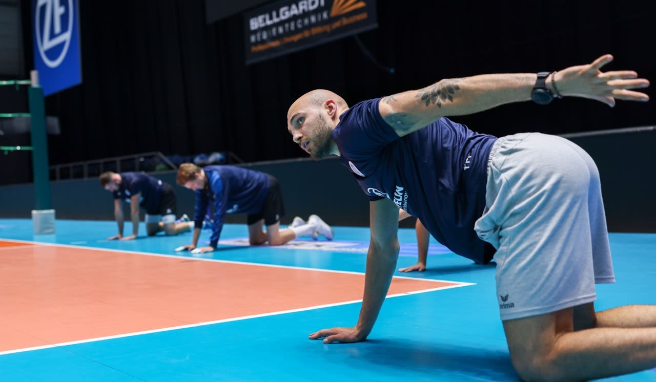 Trainingsauftakt beim VfB Friedrichshafen - Foto:  Alexander Hoth