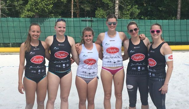 Überraschungssieg bei den Frauen beim BVV Beach Masters in Erlangen - Foto: Adam Mletzko