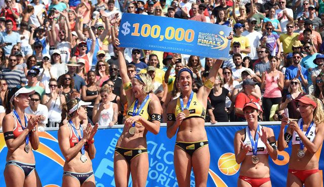 Ludwig/Walkenhorst überall oben Foto: FiVB Ludwig/Walkenhorst überall oben - Foto: FiVB