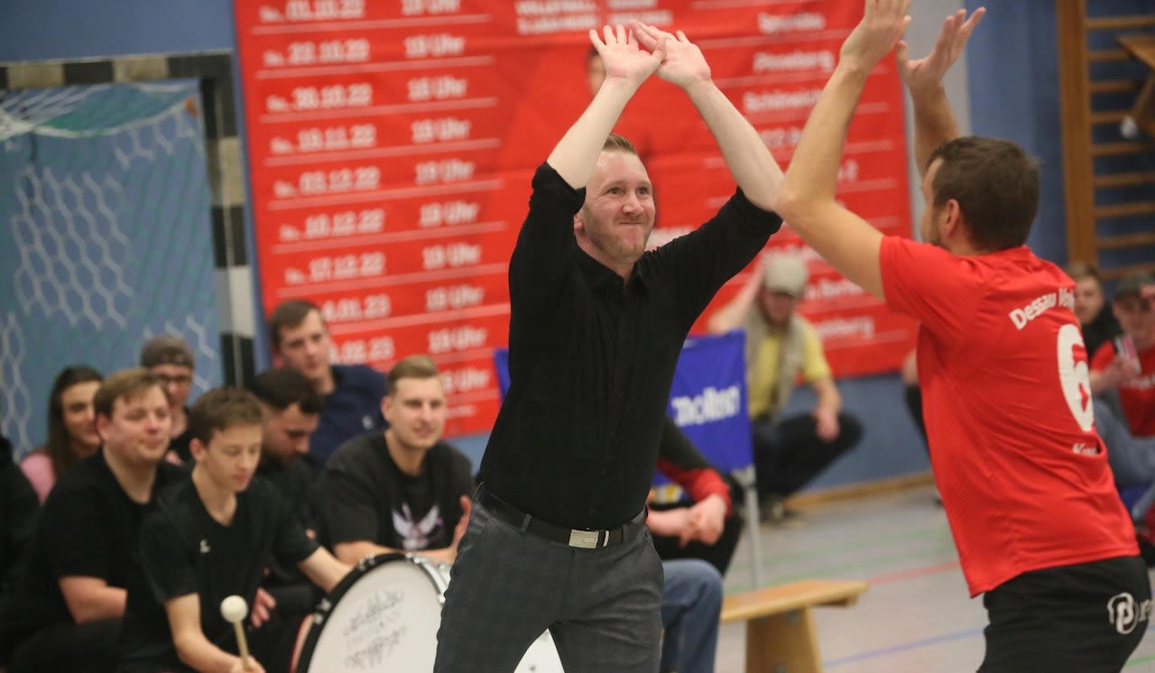 Heimpremiere für die Dessau Volleys - Foto:  Marian Storch