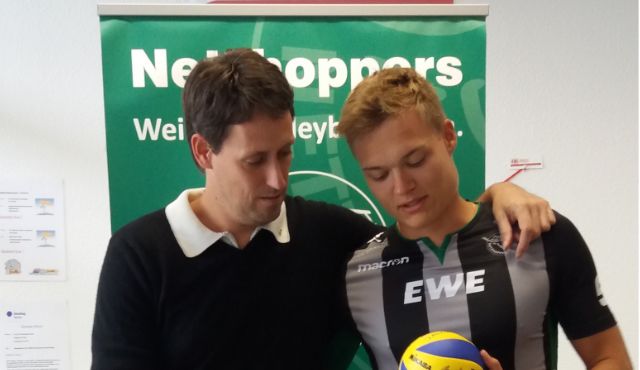 Adrian Klooss spielt kommende Saison für die Netzhoppers Foto: Netzhoppers Adrian Klooss spielt kommende Saison für die Netzhoppers - Foto: Netzhoppers