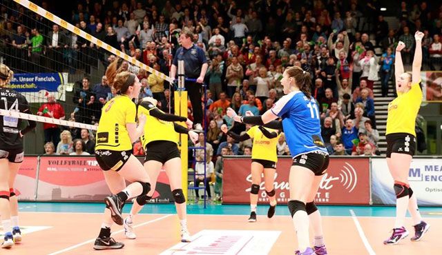 Letztes Heimspiel in der Multihalle - Dresden muss nach Meiningen Foto: Stephan Roßteuscher, VfB 91 Suhl Letztes Heimspiel in der Multihalle - Dresden muss nach Meiningen - Foto: Stephan Roßteuscher, VfB 91 Suhl
