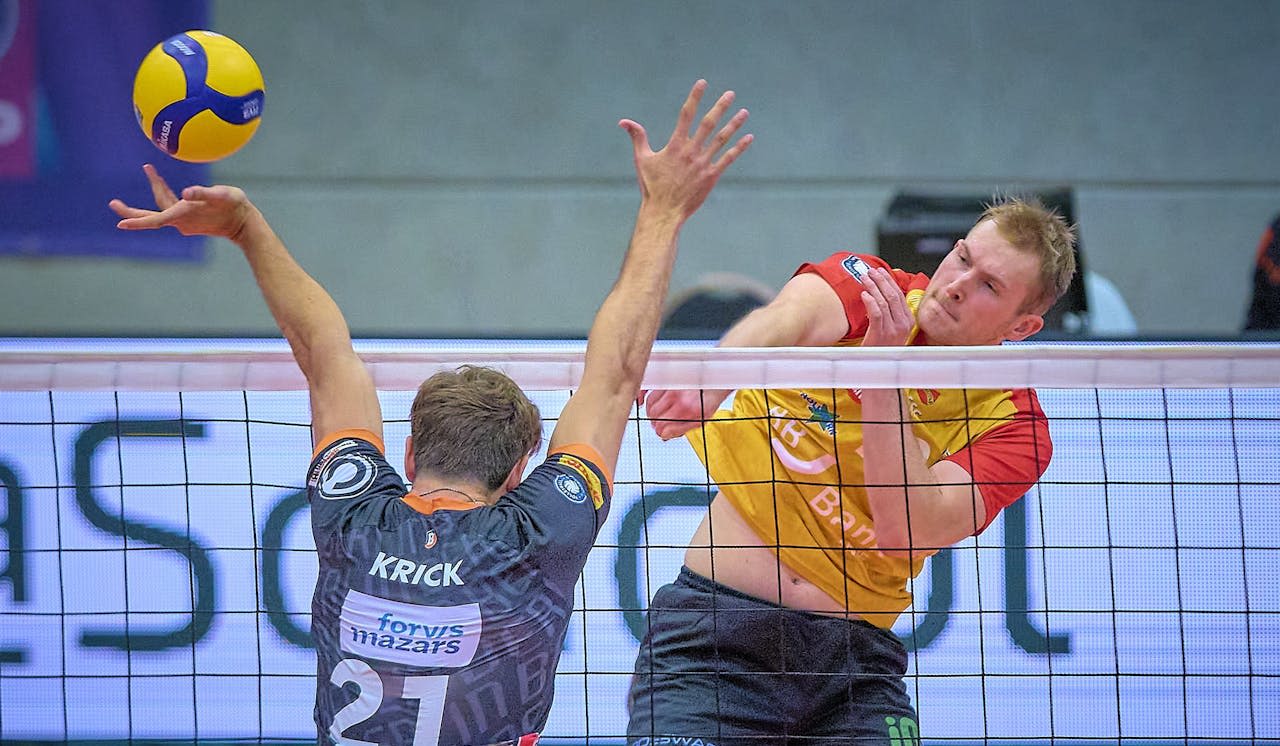 Mika Ahmann & Lennart Heckel verlängern bei den BADEN VOLLEYS SSC Karlsruhe - Foto: Andreas Arndt