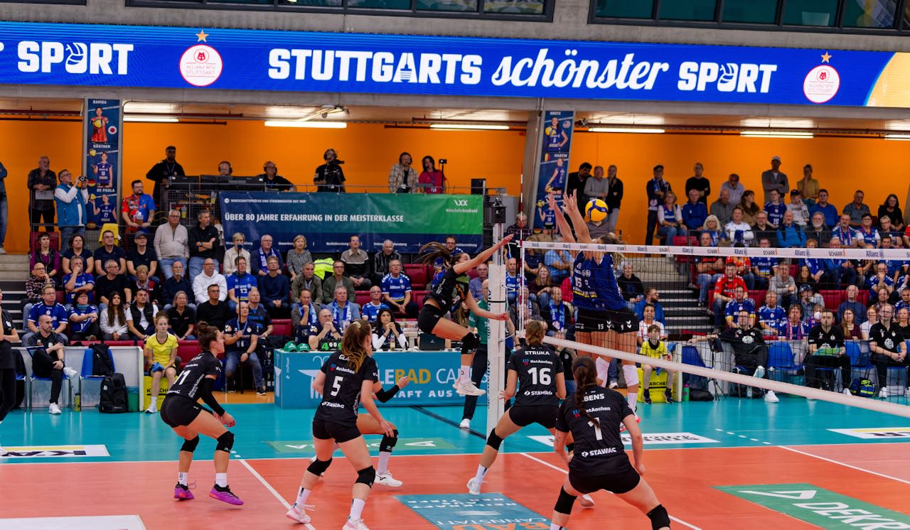 Aachen mit Herz und Courage in Stuttgart - Foto: Allianz MTV Stuttgart// Frank Voss