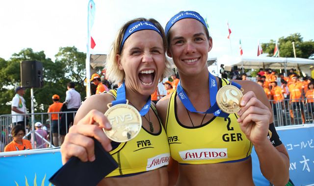 Ludwig/Walkenhorst gewinnen in Yokohama - Finalsieg gegen die Weltmeister Foto: FiVB Ludwig/Walkenhorst gewinnen in Yokohama - Finalsieg gegen die Weltmeister - Foto: FiVB