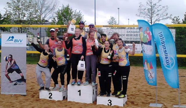 BVV Beach Masters Augsburg: Flessa/Grell feiern ersten Masters-Sieg Doranth/Höfer bestätigen Favoritenrolle Foto: BVV BVV Beach Masters Augsburg: Flessa/Grell feiern ersten Masters-Sieg Doranth/Höfer bestätigen Favoritenrolle - Foto: BVV