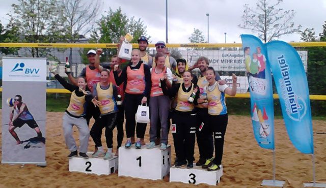 BVV Beach Masters Augsburg: Flessa/Grell feiern ersten Masters-Sieg  Doranth/Höfer bestätigen Favoritenrolle - Foto: BVV