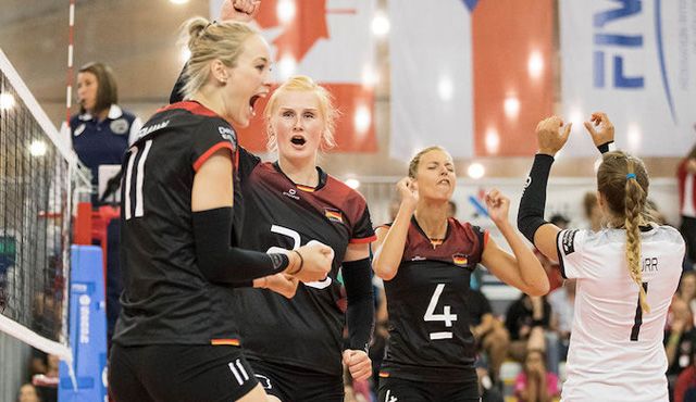 Schmetterlinge zu stark für Kanada Foto: FiVB Schmetterlinge zu stark für Kanada - Foto: FiVB