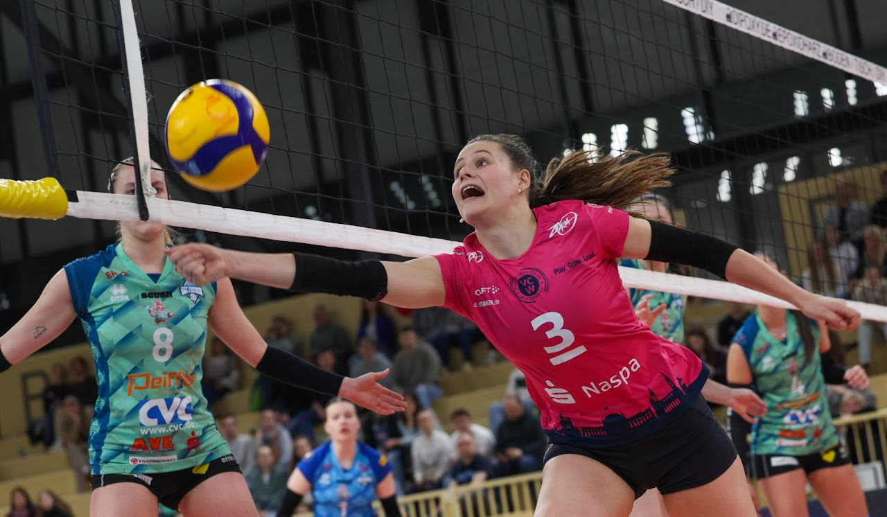 3:1 siegt der VCW am Valentins-Doppel - Foto:  Detlef Gottwald | www.detlef-gottwald.de