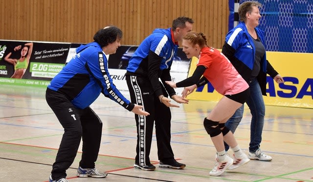 VC Allbau Essen zu Gast im Volleyballdorf Foto: Dirk Kappmeyer VC Allbau Essen zu Gast im Volleyballdorf - Foto: Dirk Kappmeyer