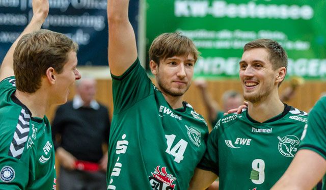 Netzhoppers im Liga-Endspurt auf voller Höhe Foto: Gerold Rebsch Netzhoppers im Liga-Endspurt auf voller Höhe - Foto: Gerold Rebsch