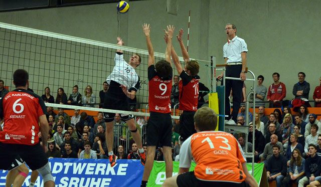 SSC Volleys empfangen den USC Konstanz Foto: volleyball-karlsruhe.de SSC Volleys empfangen den USC Konstanz - Foto: volleyball-karlsruhe.de