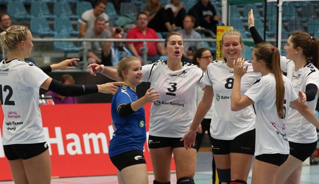 Volleyball-Team Hamburg empfängt den Wolf im Schafspelz zum Saisonauftakt Foto: VTH/Lehmann Volleyball-Team Hamburg empfängt den Wolf im Schafspelz zum Saisonauftakt - Foto: VTH/Lehmann
