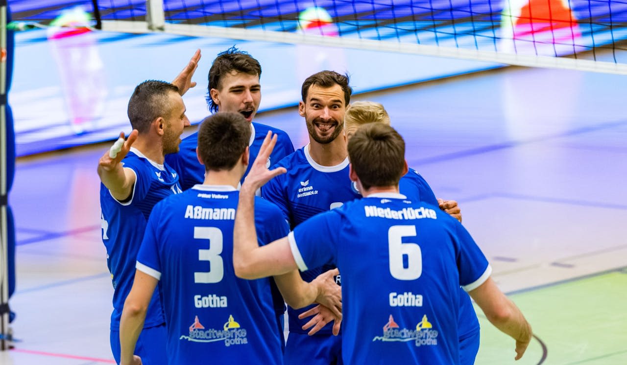 Blue Volleys mit Topvorstellung - Foto:  Christian Heilwagen