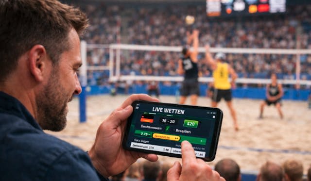 Wie Glücksspiel Volleyball beeinflusst - Foto: KI