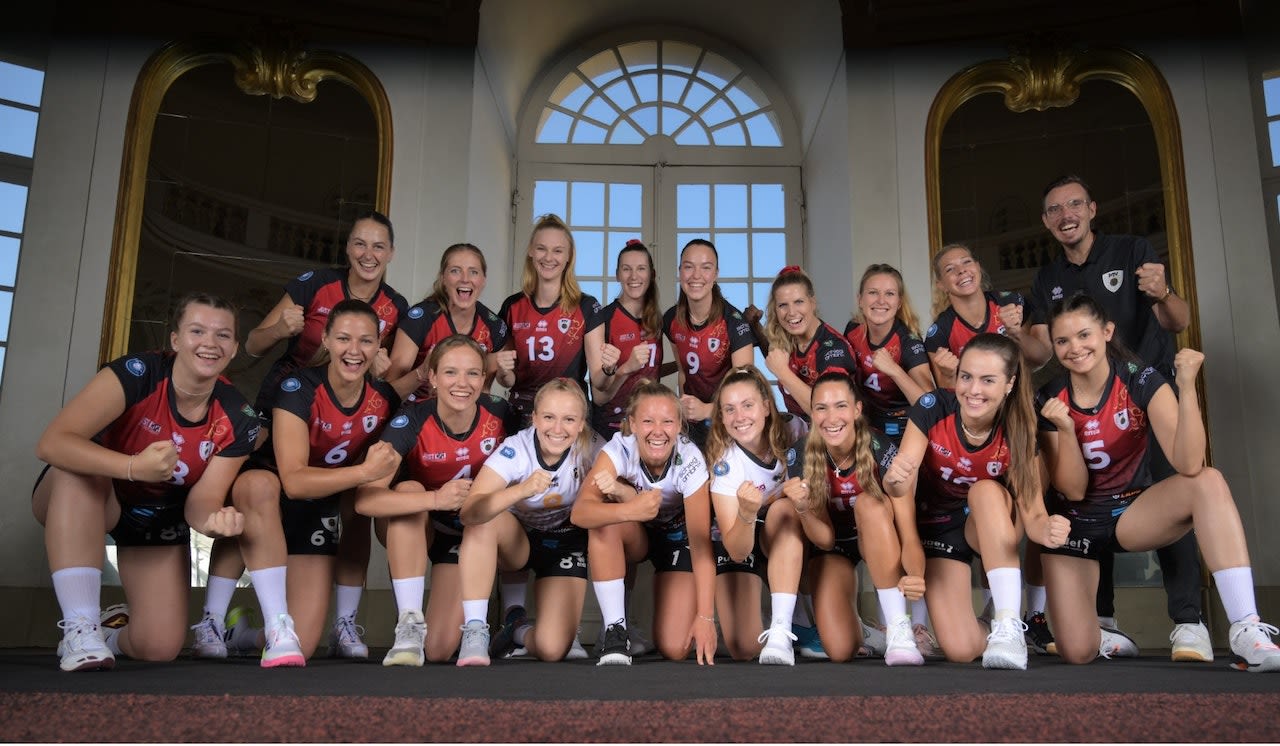 Erstes Heimspiel der Barock Volleys Damen Foto: Just shots Erstes Heimspiel der Barock Volleys Damen - Foto: Just shots