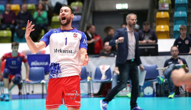 Bayern werden zum "Bauer-Opfer" - Foto: United Volleys/Gregor Biskup