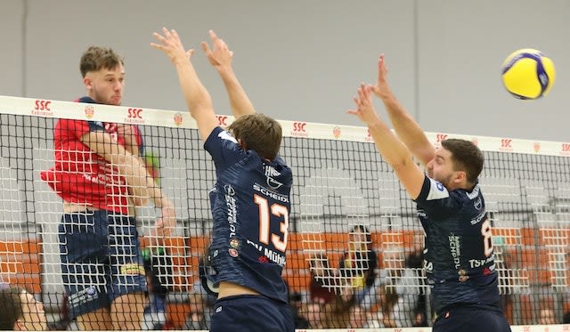 BADEN VOLLEYS mit Vorfreude nach Schwaig Foto: Michael Chaussette BADEN VOLLEYS mit Vorfreude nach Schwaig - Foto: Michael Chaussette