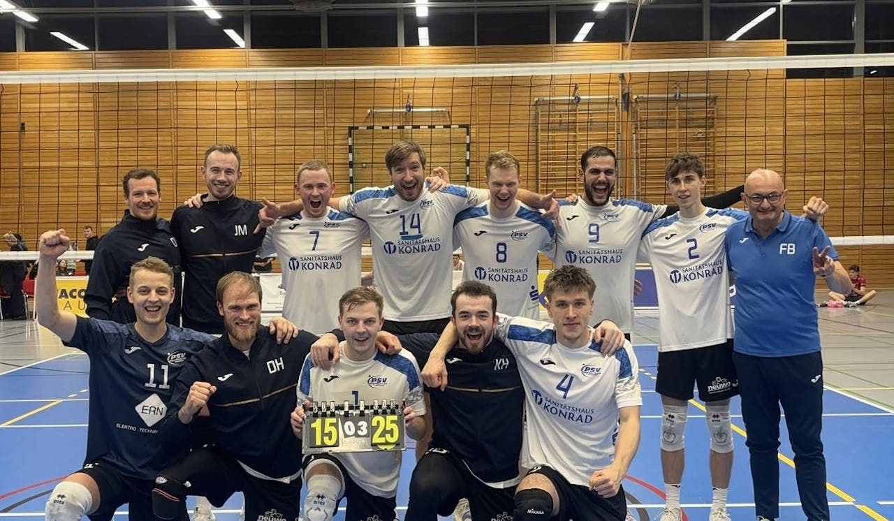 PSV-Volleyballer gewinnen Kellerduell - Foto:  PSV Neustrelitz e.V.