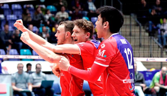 Aller guten Dinge sind drei Foto: United Volleys/Gregor Biskup Aller guten Dinge sind drei - Foto: United Volleys/Gregor Biskup