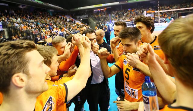Heimspiel im DVV-Pokal-Halbfinale Foto: Eckhard Herfet Heimspiel im DVV-Pokal-Halbfinale - Foto: Eckhard Herfet