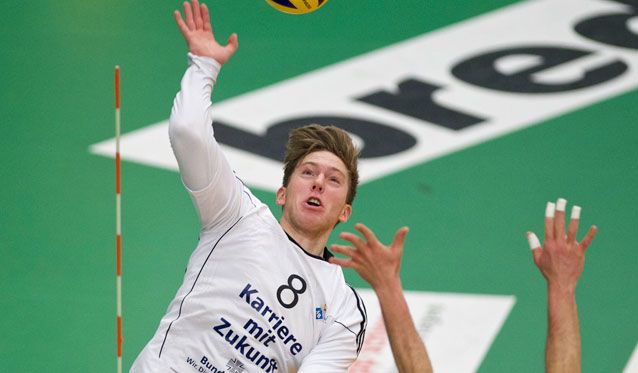 YoungStars bieten einen Volleyballkrimi Foto: Günter Kram YoungStars bieten einen Volleyballkrimi - Foto: Günter Kram