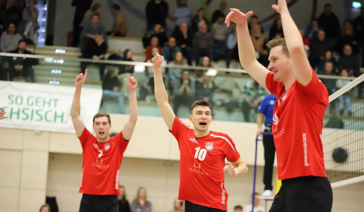 Dresdens landet überraschend Heimsieg - Foto:  VC Dresden/André Rösler