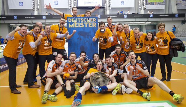 Last Minute Titel für die BR Volleys Foto: Günter Kram www.ggkram.de Last Minute Titel für die BR Volleys - Foto: Günter Kram www.ggkram.de