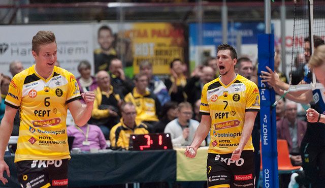 SWD powervolleys: Der erste Lette - Foto: Tommy Lågland