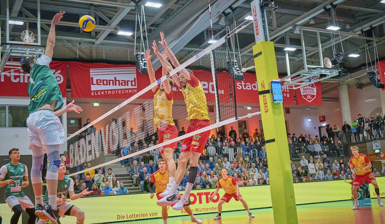 BADEN VOLLEYS bieten Bundesliga-Volleyball satt - Foto: Andreas Arndt