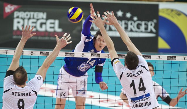 Im Halbfinale empfängt Friedrichshafen die SVG Lüneburg Foto: Günter Kram Im Halbfinale empfängt Friedrichshafen die SVG Lüneburg - Foto: Günter Kram