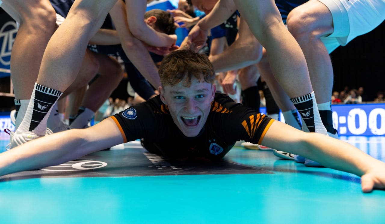 Libero Huckle: Startdebüt und gleich MVP - Foto:  Alexander Hoth