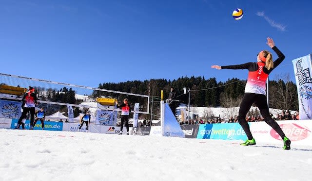 Deutsche Snow-Volleyball Meisterschaften 2023 in Oberstaufen - Foto: Conny Kurth / DVV
