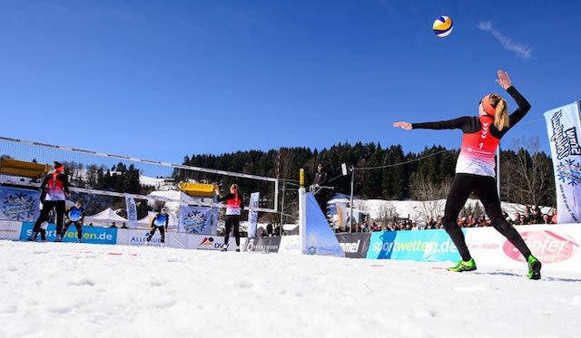 Deutsche Snow-Volleyball Meisterschaften 2023 in Oberstaufen Foto: Conny Kurth / DVV Deutsche Snow-Volleyball Meisterschaften 2023 in Oberstaufen - Foto: Conny Kurth / DVV