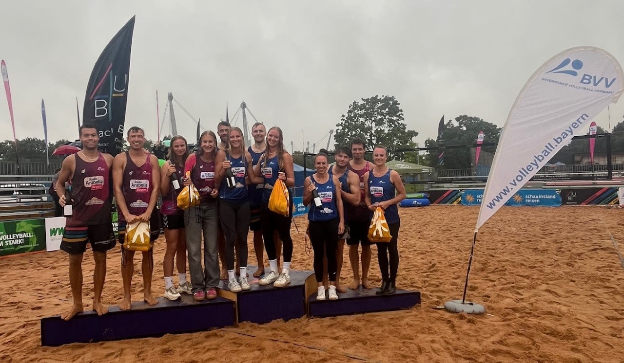 Top-Sport, Top-Location, aber bescheidenes Wetter bei Munich Beach Days Foto: Kettenbohrer, BVV Top-Sport, Top-Location, aber bescheidenes Wetter bei Munich Beach Days - Foto: Kettenbohrer, BVV