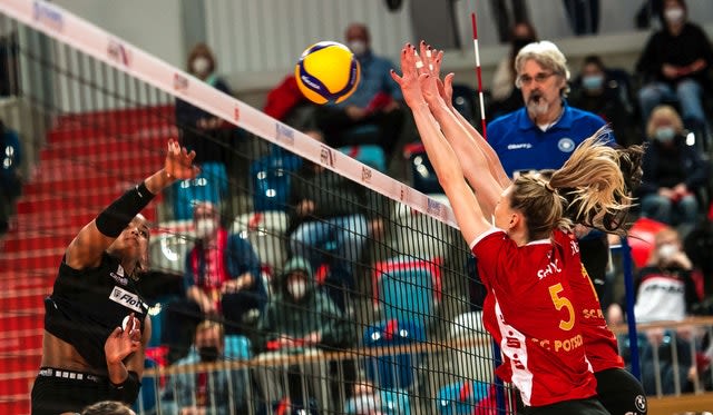 Für Potsdam kommt es im DVV-Pokal gleich knüppeldick Foto: Nicol Marschall Für Potsdam kommt es im DVV-Pokal gleich knüppeldick - Foto: Nicol Marschall