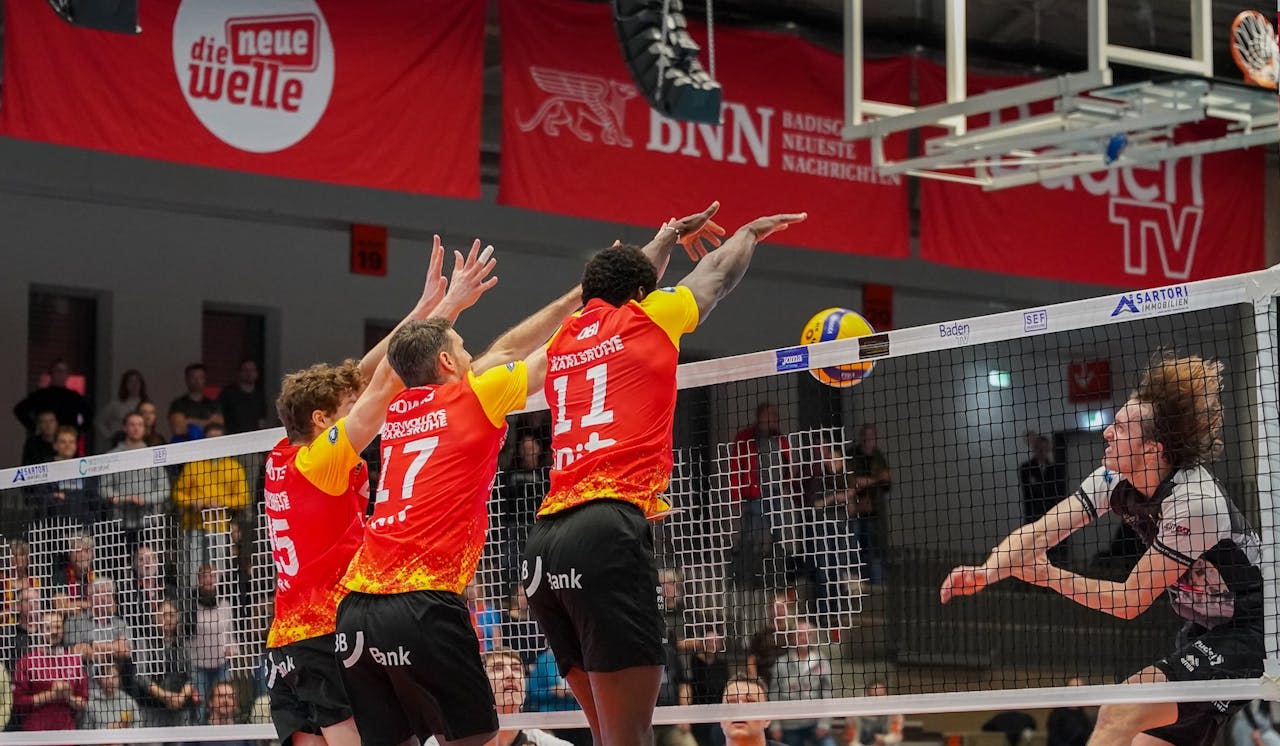 BADEN VOLLEYS in Halle gefordert - Foto:  Jasmina Frauendorf