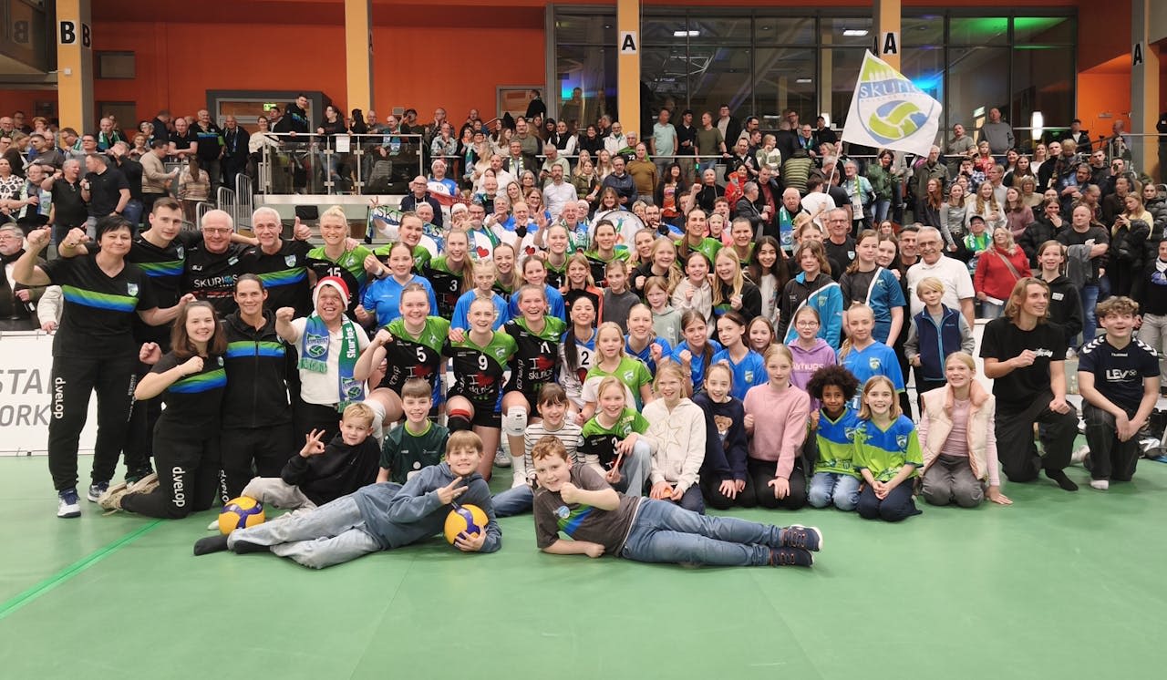 Erster Sieg der Skurios Volleys - Foto:  Thomas Hacker