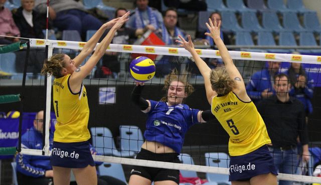 Meister aus Köln zu stark für das Volleyball-Team Hamburg Foto: VTH Lehmann Meister aus Köln zu stark für das Volleyball-Team Hamburg - Foto: VTH Lehmann