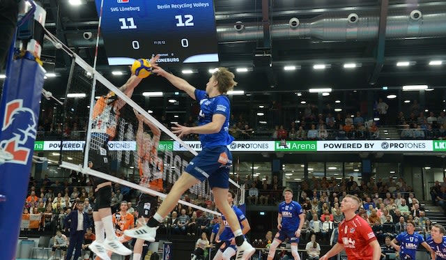 BR Volleys setzen sich durch - Foto:  SVG Lüneburg/Behns
