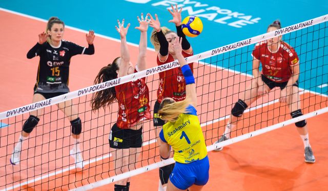 DVV-Pokalviertelfinals starten in knapp einer Woche - Halbfinalauslosungen in Frankfurt und Potsdam Foto: Conny Kurth DVV-Pokalviertelfinals starten in knapp einer Woche - Halbfinalauslosungen in Frankfurt und Potsdam - Foto: Conny Kurth