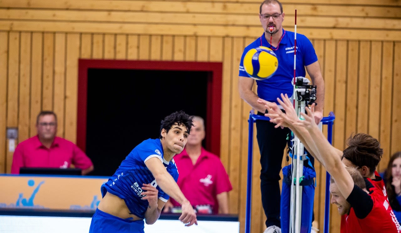 Blue Volleys vor schwerem Auswärtsspiel Foto: Christian Heilwagen Blue Volleys vor schwerem Auswärtsspiel - Foto: Christian Heilwagen