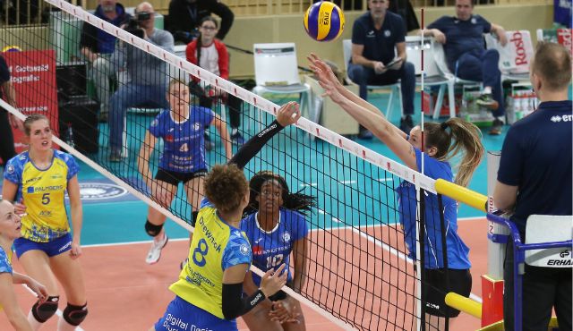 0:3-Niederlage: VCW chancenlos gegen Meister Schwerin Foto: Detlef Gottwald 0:3-Niederlage: VCW chancenlos gegen Meister Schwerin - Foto: Detlef Gottwald