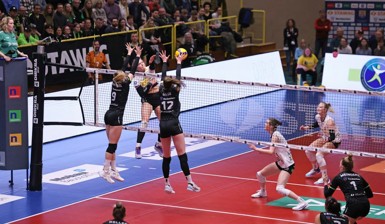 Tiebreak bringt Aachen den Punktgewinn - Foto:  Ladies in Black Aachen\ Ulli Mühlhoff