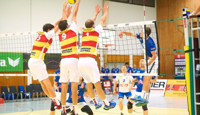 Nun auch auswärts gefordert - BADEN VOLLEYS in Dresden Foto: Andreas Arndt Nun auch auswärts gefordert - BADEN VOLLEYS in Dresden - Foto: Andreas Arndt