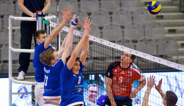 Volley YoungStars bekommen Leipzigs Neuzugang nicht in den Griff - Foto: Günter Kram