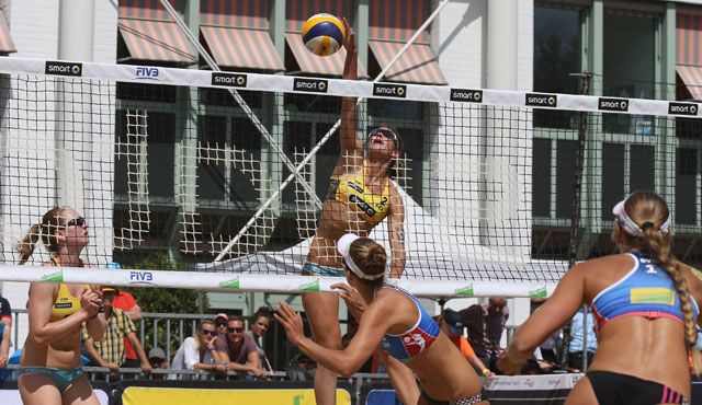 Hamburg Major: Zwei Frauen-Duos Gruppensieger - Noch keine Entscheidung im Olympia-Rennen Foto: FiVB Hamburg Major: Zwei Frauen-Duos Gruppensieger - Noch keine Entscheidung im Olympia-Rennen - Foto: FiVB