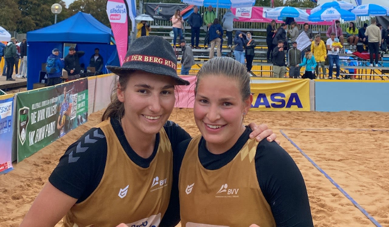 Favoritensiege: Busch/Winkler und Huber/Kirchner erstmals Bayerische Beachvolleyball-Meister - Fotos: Nicolaus/BVV